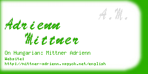adrienn mittner business card